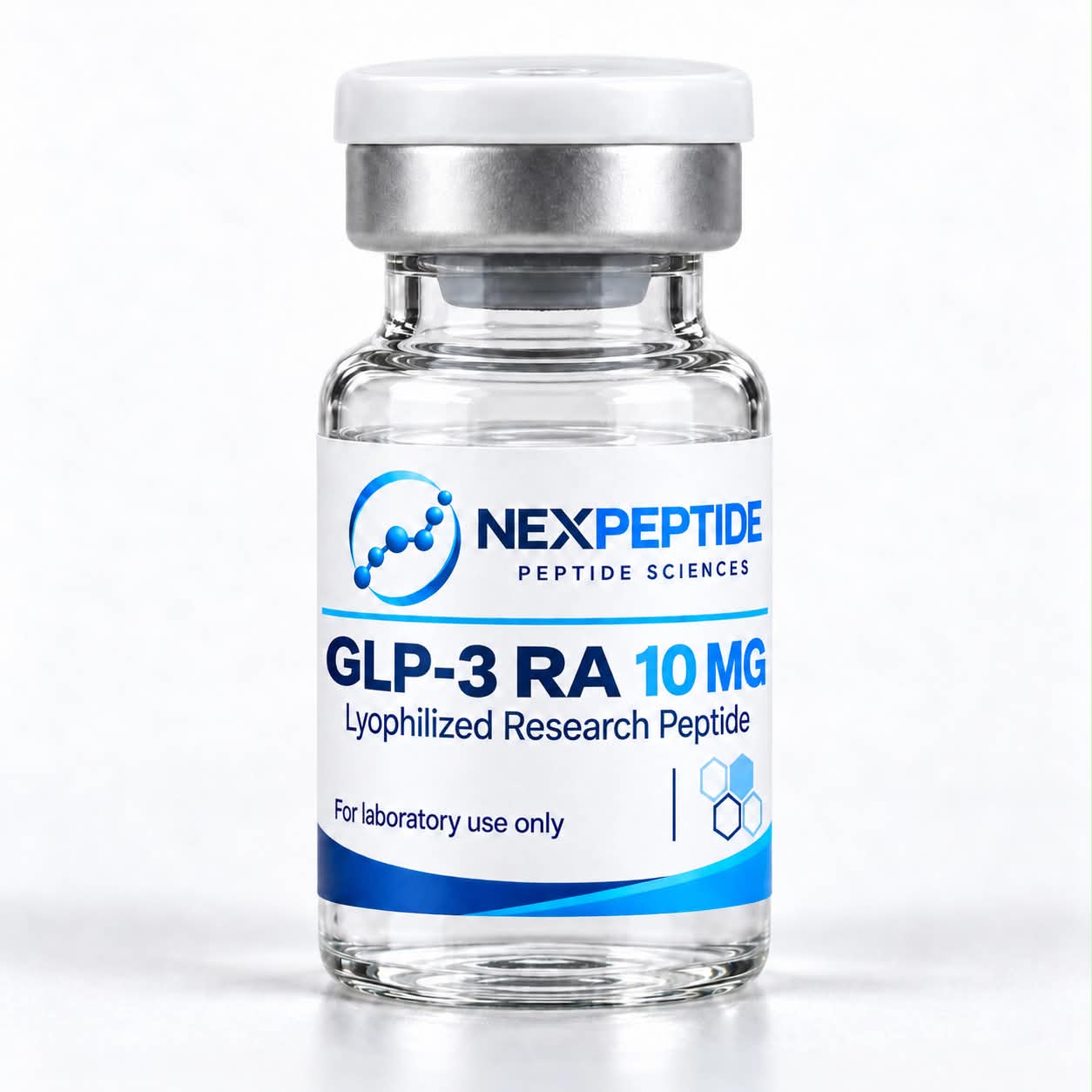 NEXPEPTIDE lyophilized research peptide vial